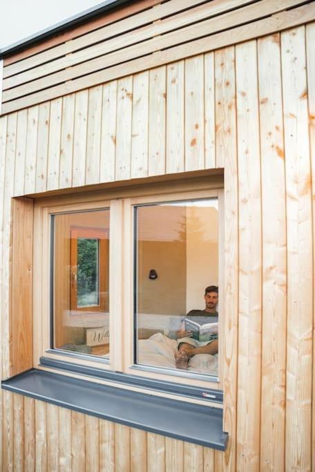 Вилла Wohnwagon Paul - Autarkie Erleben! - Tiny House Oberschneiding Экстерьер фото